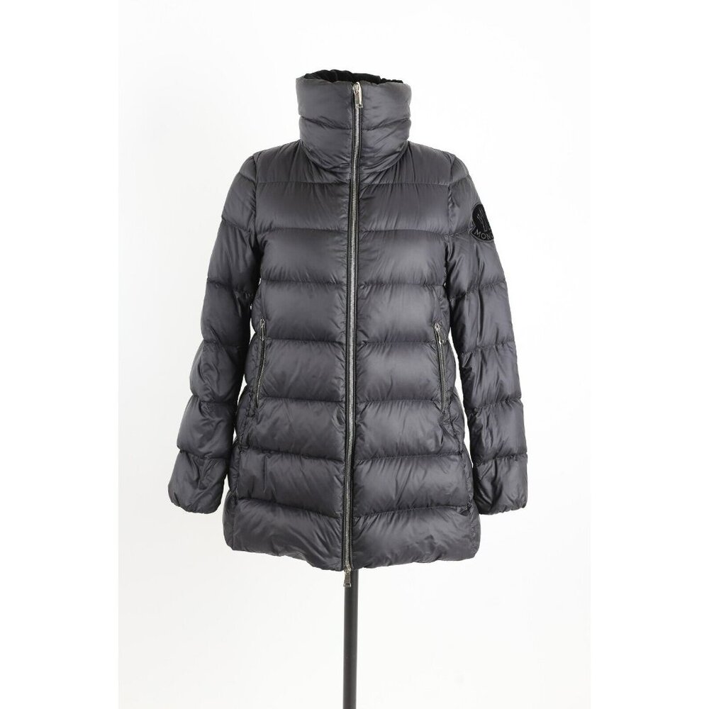 $1,790 Moncler Down Filled Coat SZ 0 Black LNWOT